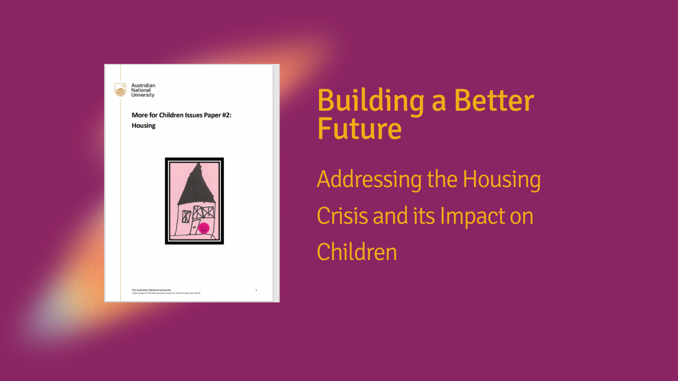 More for Children Issues Paper 2 Housing