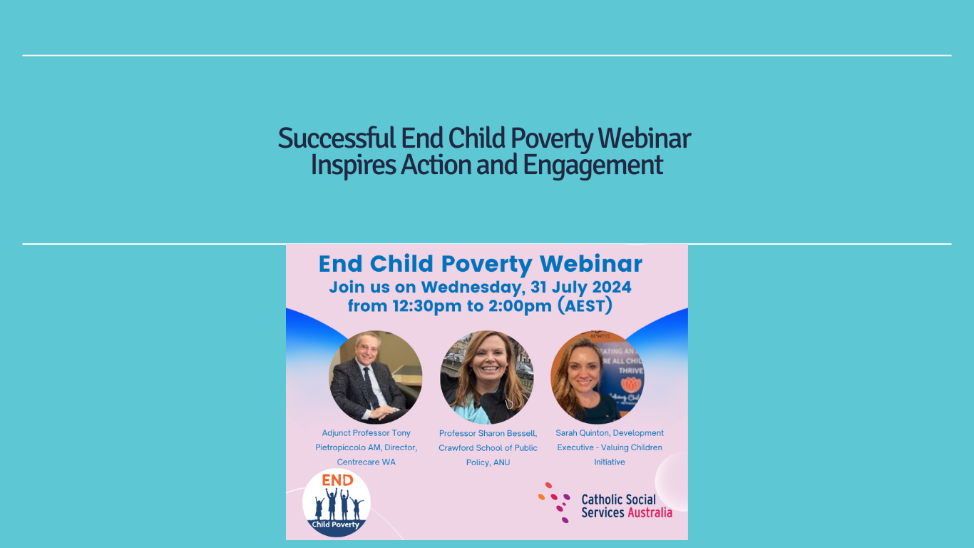 Successful End Child Poverty Webinar Inspires Action and Engagement