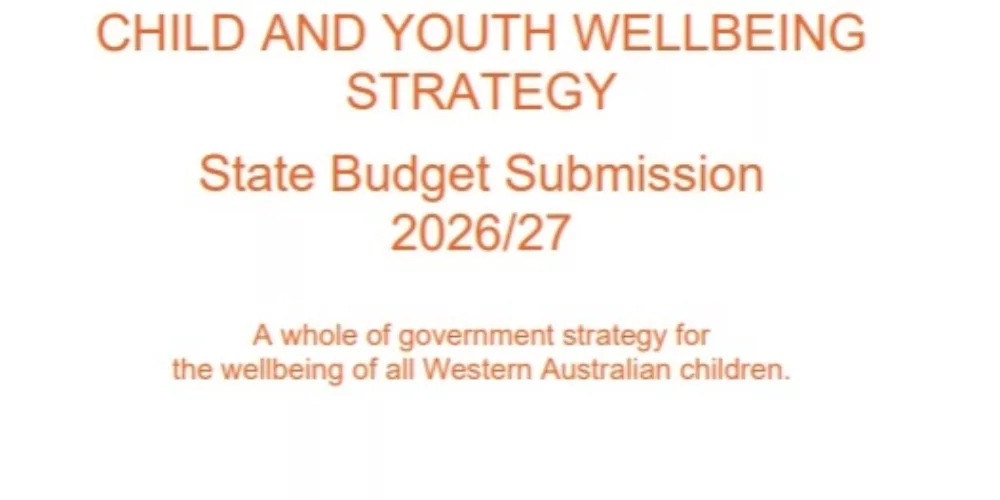 Child and Youth Wellbeing Strategy disp