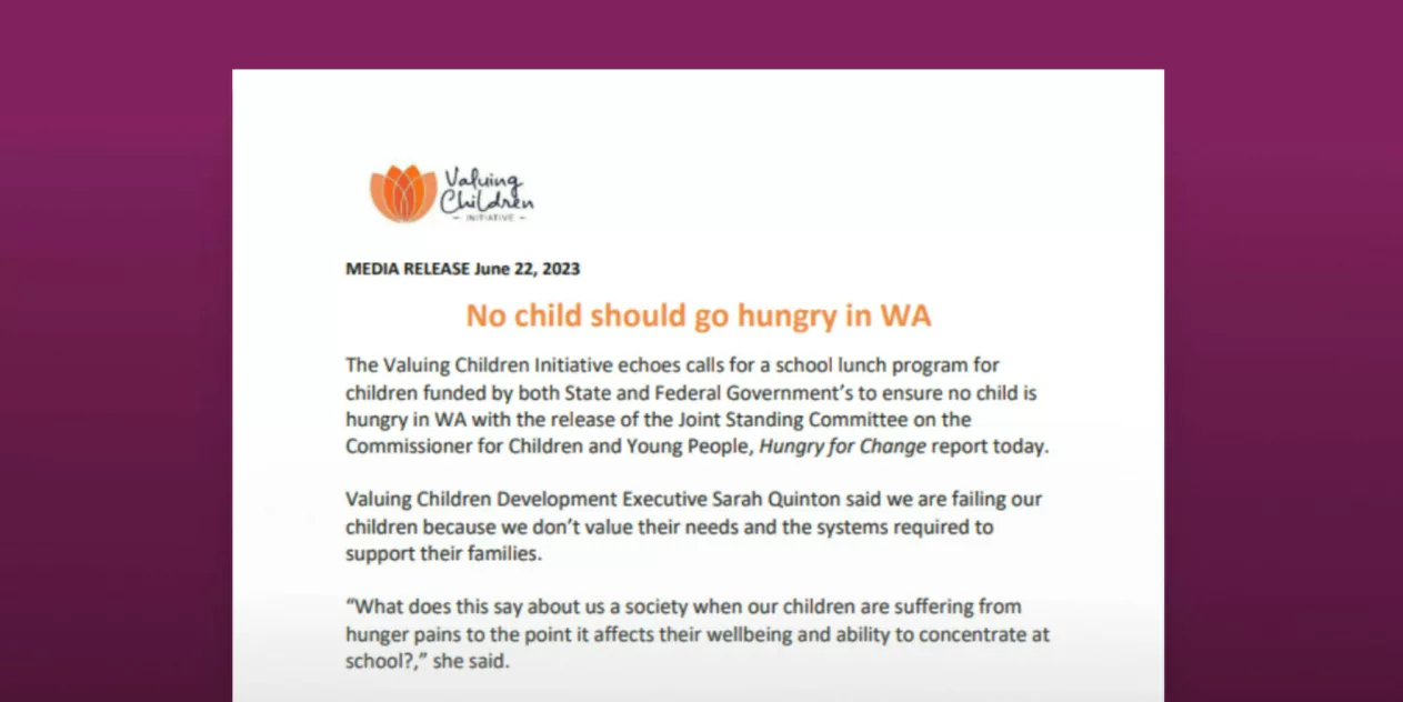 No child should go hungry bg