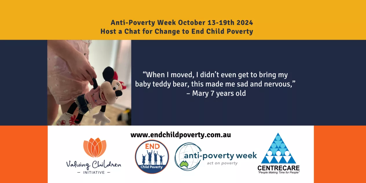 Anti Poverty Week October 13 19th 2024 Host a Chat for Change to End Child Poverty