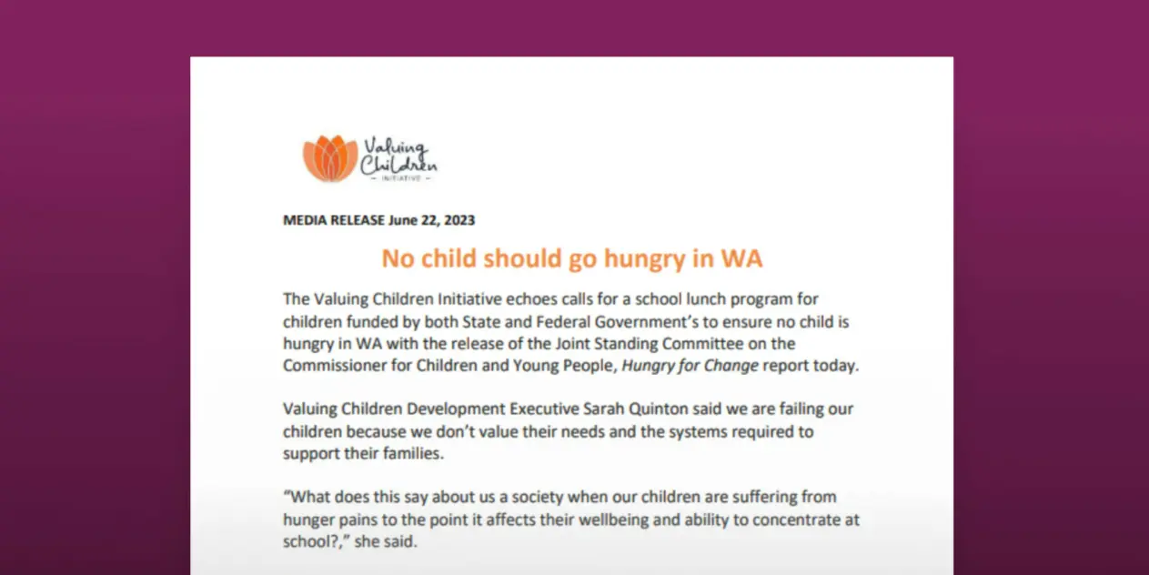 No child should go hungry bg