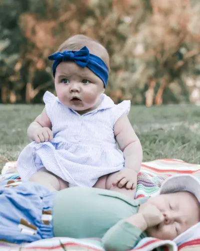 Babies on mat no writing