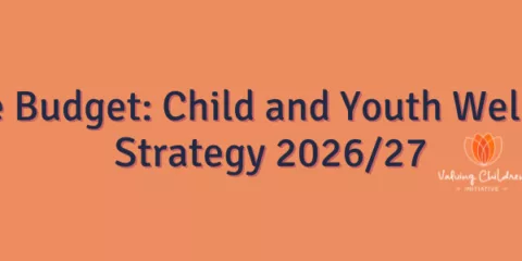 Child and Youth Wellbeing Strategy Cover Page