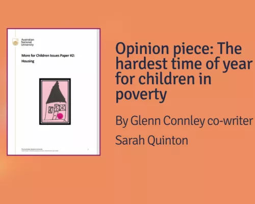 By Glenn Connley co writer Sarah Quinton