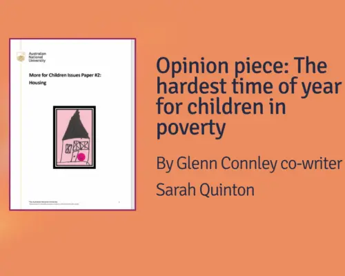 By Glenn Connley co writer Sarah Quinton