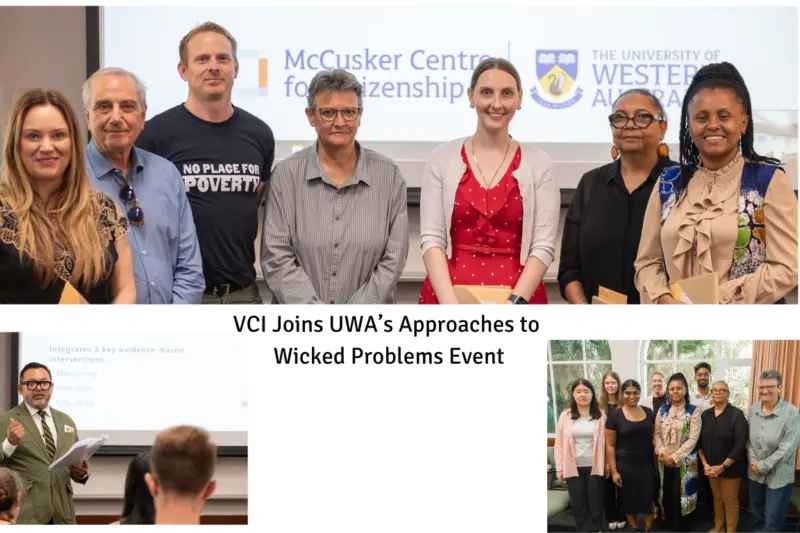 VCI Joins UWAs Approaches to Wicked Problems Event