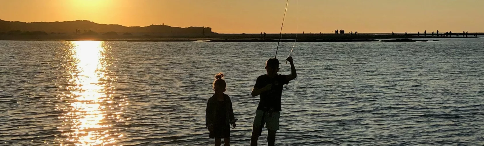 Sunset fishing