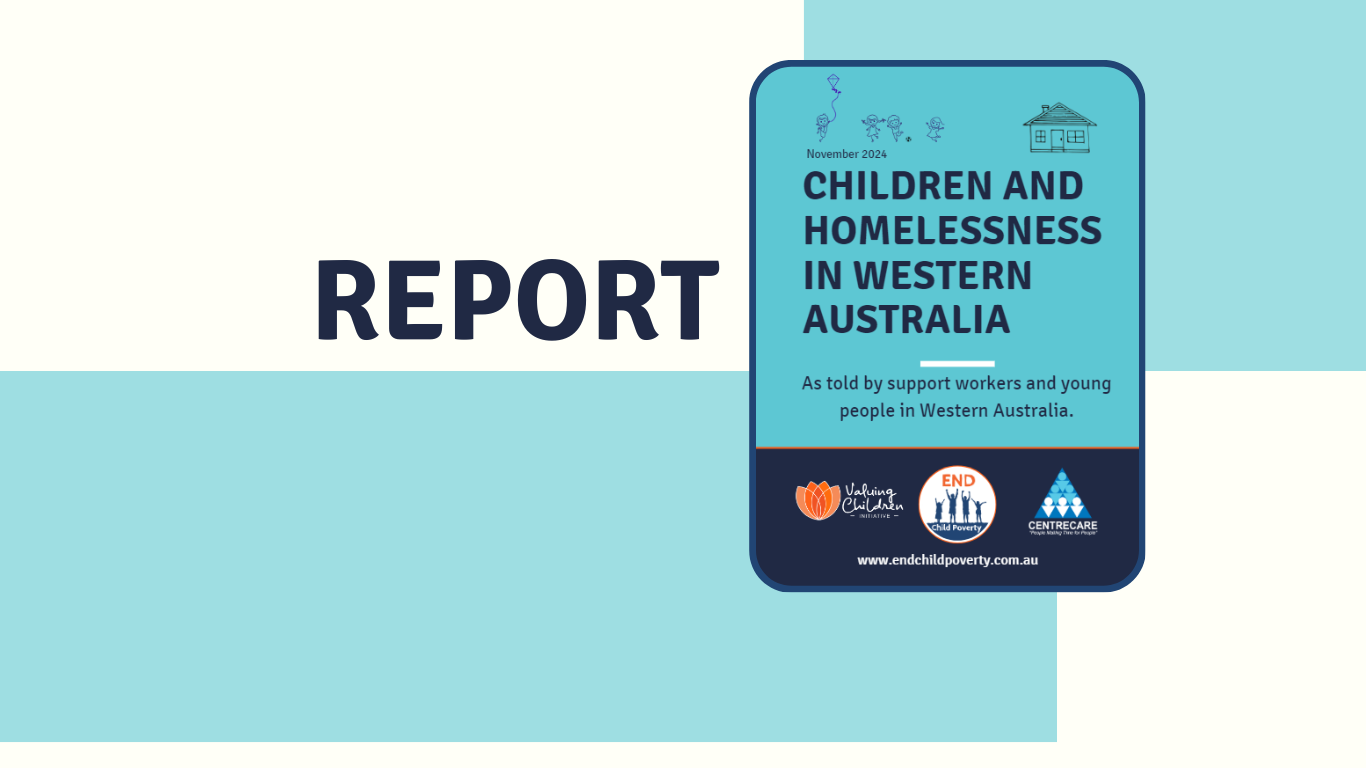 Report Children and homelessness in WA